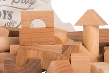 Load image into Gallery viewer, Wooden Story - Natural Blocks in Sack 100pc