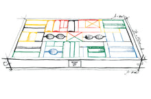 Load image into Gallery viewer, Wooden Story - Rainbow Blocks in Tray 54pc