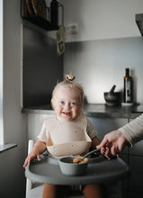 Load image into Gallery viewer, Mushie Silicone Feeding Spoons | Stone/Cloudy Mauve