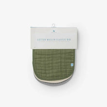 Load image into Gallery viewer, Muslin Classic Bib - Fern (3 pack)