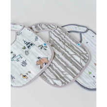 Load image into Gallery viewer, Muslin Classic Bib - Forest Friends (3 pack)