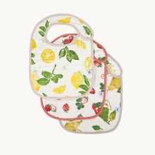 Load image into Gallery viewer, Muslin Classic Bib - Fruit Salad (3 pack)