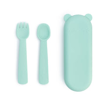 Load image into Gallery viewer, Feedie Fork & Spoon Set | Mint