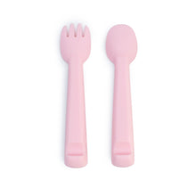 Load image into Gallery viewer, Feedie Fork & Spoon Set | Powder Pink