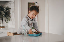 Load image into Gallery viewer, Bear Stickie Plate | Blue Dusk