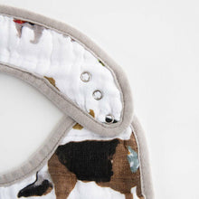 Load image into Gallery viewer, Muslin Classic Bib - Woof (3 pack)