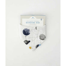 Load image into Gallery viewer, Reversible Muslin Bandana Bib - Planetary