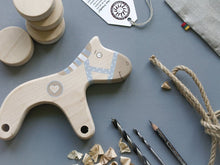 Load image into Gallery viewer, Pull Along Horse | Blue