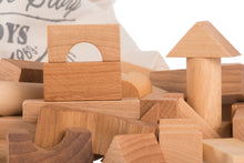 Load image into Gallery viewer, Wooden Story - Natural Blocks in Sack 100pc
