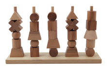Load image into Gallery viewer, Wooden Story - Natural Stacking Toy
