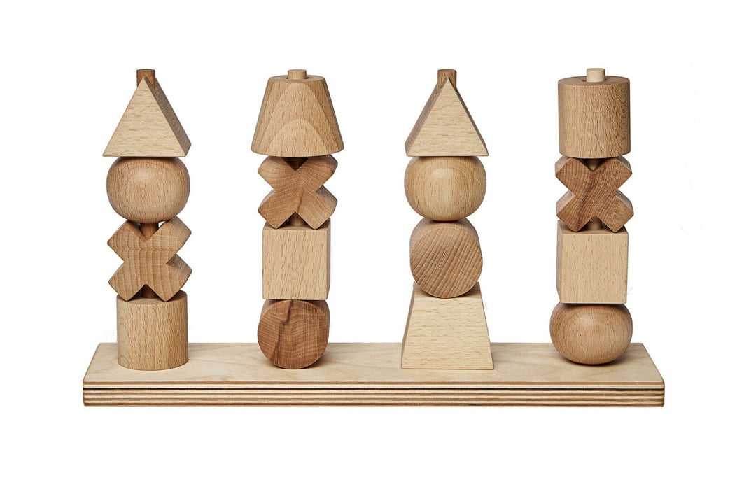Wooden Story - Extra Large Natural Stacking Toy