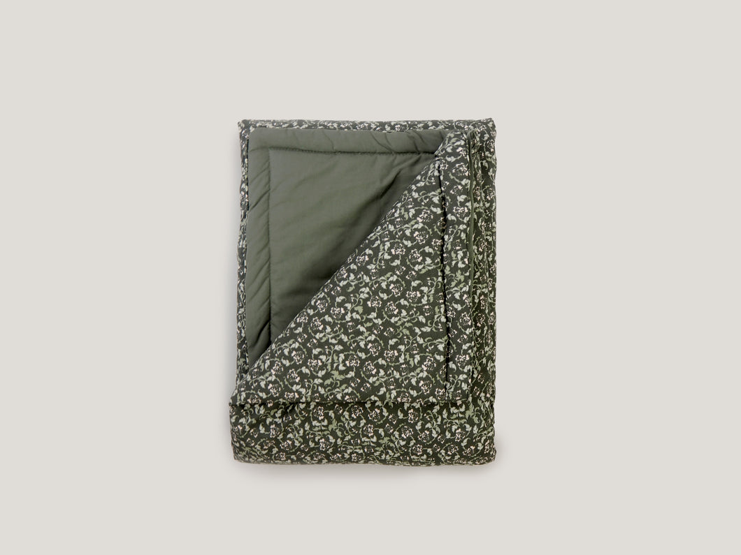 Filled Blanket | Floral Moss