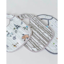 Load image into Gallery viewer, Muslin Classic Bib - Forest Friends (3 pack)

