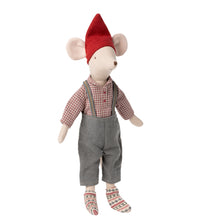 Load image into Gallery viewer, Maileg Christmas Mouse Boy Medium
