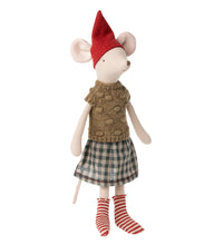 Load image into Gallery viewer, Maileg Christmas Mouse Girl Medium
